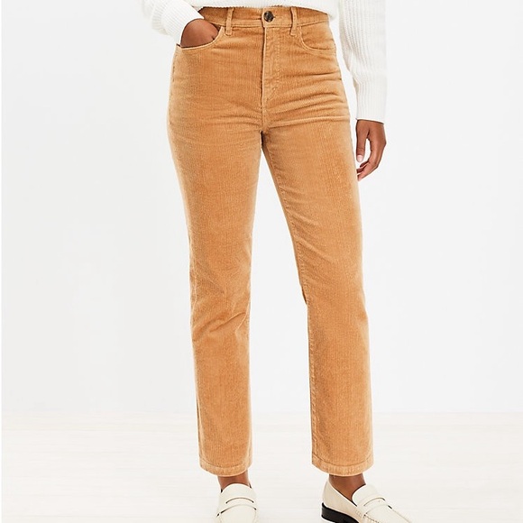 LOFT Pants - NWT.  LOFT High Rise Straight Fit Corduroys, Womens 10T